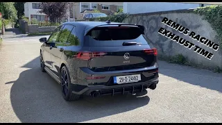 FITTING A REMUS RACING EXHAUST TO MY 2021 MK8 GTI CLUBSPORT (SOUND BEFORE AND AFTER)