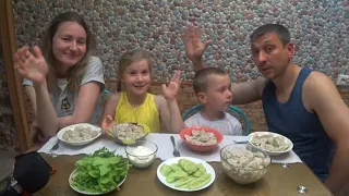 СЕМЕЙНЫЙ МУКБАНГ ПЕЛЬМЕНИ НА УЖИН | FAMILY MUKBANG DUMPLINGS FOR DINNER #mukbang #мукбанг #dumplings