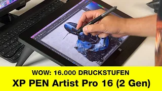 Das neue Pen Display für Einsteiger: XP PEN Artist Pro 16 - 2.Generation mit 16K Druckstufen