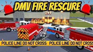 Greenville, Wisc Roblox l DMV FIRE Building EVACUATION Update Rp