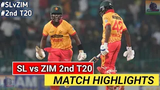 Sri Lanka vs Zimbabwe 2nd T20 2024 Highlights | SL vs ZIM 2nd T20 Match Highlights 2024