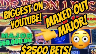 $2500 BET RECORD BREAKING BIGGEST ON  YOUTUBE! DRAGON LINK