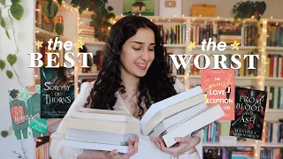 the best and worst books i've read so far this year 📖✨