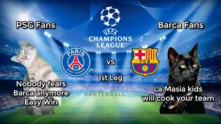 CAT MEMES PSG 2-3 FC Barcelona | Quarter-Final 1st Leg | Champions League 2023-24