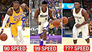 Scoring with EVERY Teams FASTEST Player In NBA 2K!