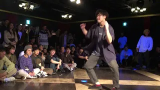 Yoshitaka vs Hiroki_2018.11.16_Hook up HOUSE_SEMI FINAL