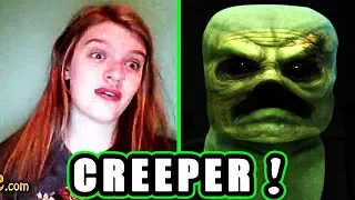 Realistic Minecraft Creeper Scare Prank (Omegle)