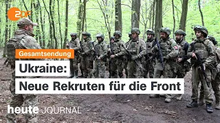 heute journal vom 03.05.2024 Ukrainische Rekruten, Cyberangriff, russische Pressefreiheit (english)