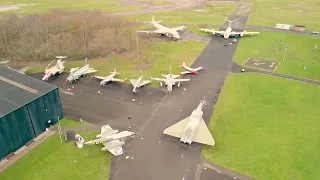 Aerial Tour of the Yorkshire Air Museum in Elvington