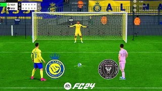 AL NASSR VS INTER MIAMI ! FIFA 24 PENALTY SHOOTOUT ! RONALDO VS MESSI ! FINAL