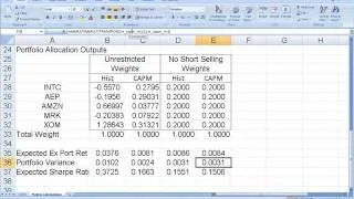 PT L17 Incorporating Portfolio Contraints with Excel Solver