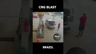 CNG BLAST BRAZIL PLEASE BE SAFE AND GET OUT OF YOUR CNG CAR ALWAYS Full HD