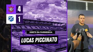 Lucas Piccinato fala sobre a estreia com vitória e goleada no Paulistão Feminino diante do Taubate