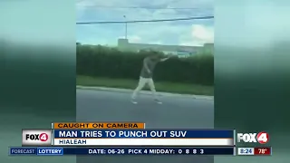 South Florida man punches SUV in road rage case