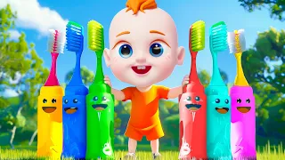 Bright and Clean teeth song | Brush It & Humpty Dumpty | Nursery Rhymes & Kids Songs | Kindergarten