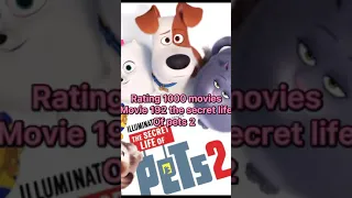 Rating 1000 movies movie 192 the secret life of pets 2