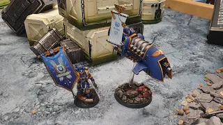 Herald and Legion Standard, an Ultramarines Warhammer Horus Heresy Hobby Video