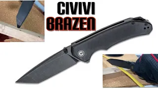 Civivi Brazen EDC Folding Knife | Testing and Review  #Civivi