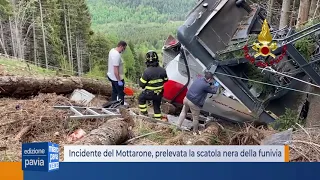 Incidente del Mottarone, prelevata la scatola nera della funivia