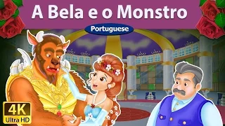 A Bela e o Monstro | The Beauty and The Beast in Portuguese | Portuguese Fairy Tales