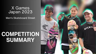 X Games Japan 2023 | Men’s Skateboard Street - COMPETITION SUMMARY