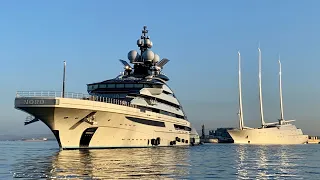 Nord $500 million Megayacht & $600 million Sailing Yacht A in Gibraltar