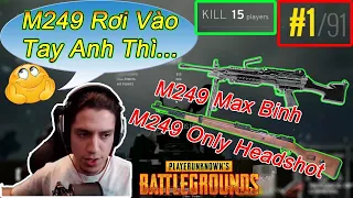 Trời Mưa Cộng 100% Damage, Grimmmz Bán Hành Địch Với SÚNG SIÊU TỦ  M249 + Kar98K Giật 15 Kills Top 1