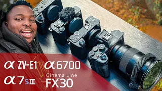 Sony a6700 vs FX30 vs ZV-E1 vs A7SIII | Which Camera is the Best?