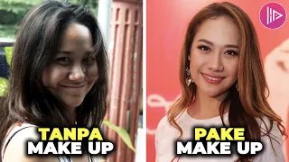 GAK SADAR TERTANGKAP KAMERA! 20 Wajah Asli Artis Indonesia Saat Terlihat Tanpa Make Up, Beda Banget