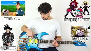 Meme sounds on guitar 2