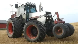 Case 2294 working hard in The Field Baling w/ Hesston 4900 BigBaler | DK Agriculture