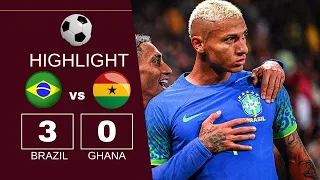 Brazil 3 - 0 Ghana  Goals and Highlights International Friendly #football