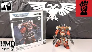 Red Corsairs Chaos Space Marine, Exalted Champion, Gotor the Blade, Warhammer 40k Figure by Joytoy