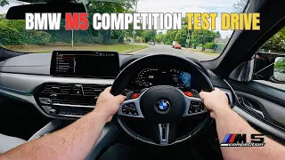 2021 BMW M5 Competition POV Test Drive | London - England