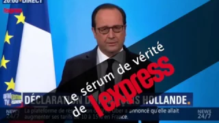 François Hollande passé au sérum de vérité de L'Express