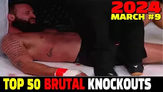 Top 50 Knockouts of MARCH 2024 #9 (MUAY THAI•MMA•KICKBOXING •BOXING)