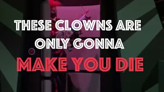 Killer Klowns from Outer Space Theme Kinetic Text