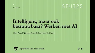 Intelligent, maar ook betrouwbaar? Werken met AI