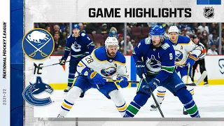 Sabres @ Canucks 3/20 | NHL Highlights 2022