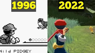 Evolution of Pokémon Games - Main Series (1996-2022)