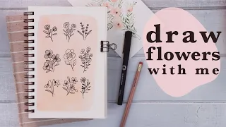 Learn to Draw Flowers | Beginner Friendly Tutorial