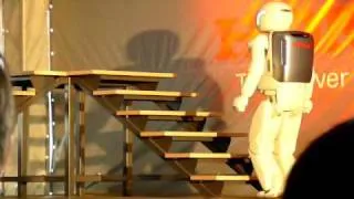 Asimo climbing the stairs