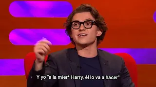 Harry Holland y su escena eliminada en NWH - Tom Holland entrevista (sub español)