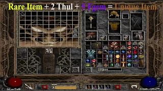 Diablo 2 - Transmute Unique Item by Horadric Cube, Rare Item diablo | The Fury Within