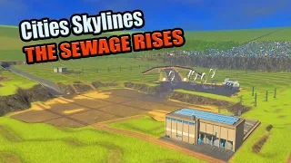 THE SEWAGE RISES: Can we keep our citizens from drowning in Cities Skylines? [Crater Map#3]