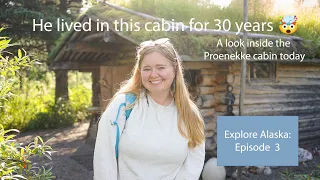 HE LIVED HERE FOR 30 YEARS  ￼🤯 - the Proenneke Cabin