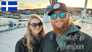 17 HOUR stormy sailing on the NorthLink! Lerwick to Aberdeen, Shetland ferry