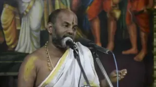 Sri Brahmanya Teertha Acharya, narrating the wonderful story of Sri Krishna (Kannada)