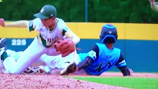 Injury on slide little league World Series