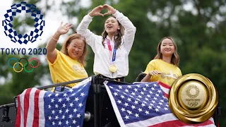 Parade honors Suni Lee's historic gold medal performance